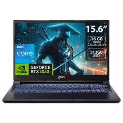 Laptop Gamer GHIA Libero: 
Procesador Intel Core i5 12450H (hasta 4.4 GHz), 
Memoria de 16GB DDR4,
SSD de 512GB, 
Pantalla de 15