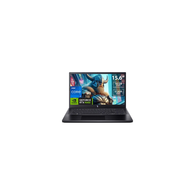 Laptop Gamer Acer  Nitro V 15: 
Procesador Intel Core i7 13620H (hasta 4.9 GHz), 
Memoria de 16GB DDR5, 
SSD de 512GB, 
Pantalla