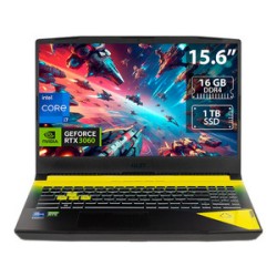 Laptop Gamer MSI Crosshair 15:
Procesador Intel Core i7 12700H (hasta 4.7 GHz),
Memoria de 16GB DDR4,
SSD de 1TB,
Pantalla de 15