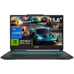 Laptop Gamer MSI CYBORG 15  A13VF-1053MX:
Procesador Intel Core i7 13620H (hasta 4.9 GHz),
Memoria de 16GB DDR5,
SSD de 512GB,
P