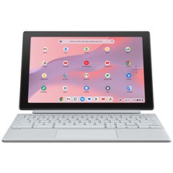Laptop ASUS Chromebook CM30:
Procesador MediaTek Kompanio 520 (hasta 2.0 GHz), 
Memoria de 8GB LPDDR4, 
eMMC 128GB, 
Pantalla de