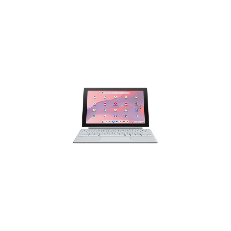 Laptop ASUS Chromebook CM30:
Procesador MediaTek Kompanio 520 (hasta 2.0 GHz), 
Memoria de 8GB LPDDR4, 
eMMC 128GB, 
Pantalla de