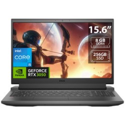 Laptop Gamer DELL G15 G5511:
Video GeForce RTX 3050,
Procesador Intel Core i5 11260H (hasta 4.40 GHz),
Memoria de 8GB DDR4,
SSD 