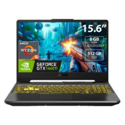 Laptop Gamer ASUS TUF GAMING  A15:
Video GeForce GTX 1660Ti,
Procesador AMD Ryzen 5 4600H (hasta 4.00 GHz),
Memoria de 8GB DDR4,