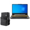 Laptop ASUS TUF Gaming F15:
Procesador Intel Core i5 11400H (hasta 4.50 GHz),
Memoria de 8GB DDR4,
SSD de 512GB,
Pantalla de 15.