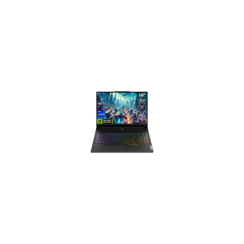Laptop Gamer Lenovo Legion 9 16IRX9:
Procesador Intel Core i9 14900HX (hasta 5.8 GHz),
Memoria de 64GB DDR5,
SSD de 2TB,
Pantall