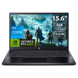 Laptop Gamer Acer Nitro V ANV15-51-59MT
Procesador Intel Core i5 13420H (hasta 4.6 GHz),
Memoria de 8GB DDR5,
SSD de 512GB,
Pant