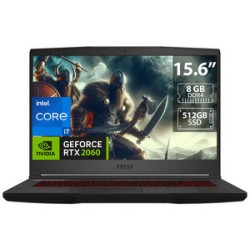 Laptop Gamer MSI Thin GF65:
Procesador Intel Core i7 9750H (hasta 4.5 GHz),
Memoria de 8GB DDR4,
SSD de 512GB,
Pantalla de 15.6"