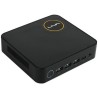 Mini PC de Escritorio ECS Liva Z,
Procesador Intel Celeron N 3350 (hasta 2.40 GHz),
Memoria de 4GB LPDDR3,
Almacenamiento de 64G