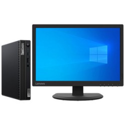 PC de Escritorio Lenovo ThinkCentre M70q Gen 2,
Procesador Intel Core i5 11400T (hasta 3.70 GHz),
Memoria de 8GB DDR4,
SSD de 51