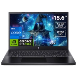 Laptop Gamer Acer Nitro V 15: 
Procesador Intel Core i7 13620H (hasta 4.9 GHz),
Memoria de 16GB DDR5, 
SSD de 512GB, 
Pantalla d