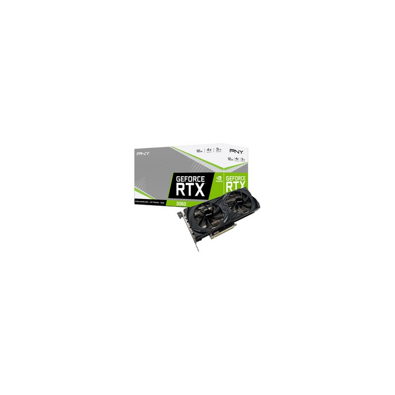 Tarjeta de Video NVIDIA GeForce RTX 3060 PNY UPRISING Dual Fan Edition, 12GB GDDR6, 1xHDMI, 3xDisplayPort, PCI Express x16 4.0.