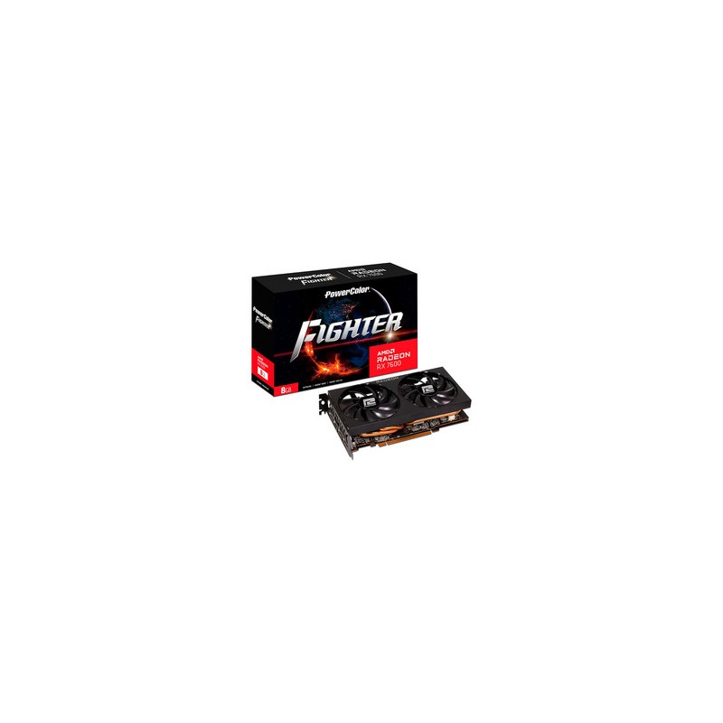 Tarjeta de Video AMD Radeon RX 7600 PowerColor Fighter, 8GB GDDR6, 1xHDMI, 3xDisplayPort, PCI Express 4.0
