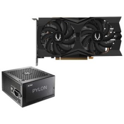 Tarjeta de Video NVIDIA GeForce GTX 1660 ZOTAC Twin Fan, 6GB GDDR5, 1xHDMI, 3xDisplayPort, PCI Express 3.0 + Fuente de Poder XPG