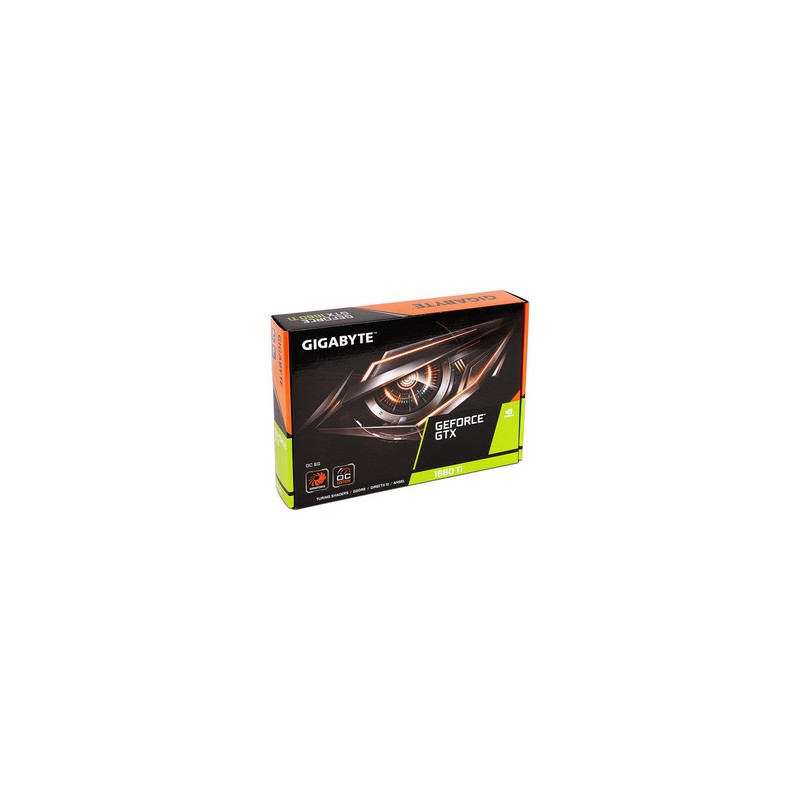 Tarjeta de Video NVIDIA GeForce GTX 1660 Ti GIGABYTE OC, 6GB GDDR6, 1xHDMI, 3xDisplayPort, PCI Express 3.0.