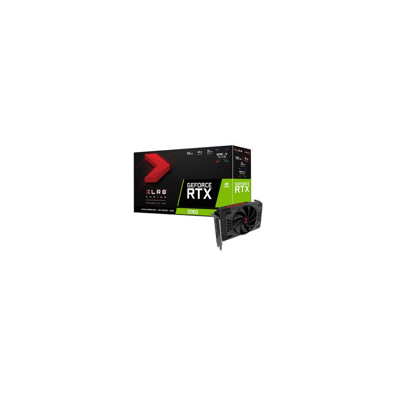 Tarjeta de Video PNY NVIDIA GeForce RTX 3060 XLR8 Gaming REVEL EPIC-X RGB Single Fan Edition, 12GB GDDR6, 1xHDMI, 3xDisplayPort,