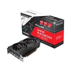 Tarjeta de Video AMD Radeon RX 6600 SAPPHIRE LITE Edition, 8GB GDDR6, 1xHDMI, 1xDisplayPort, PCI Express 4.0.