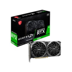 Tarjeta de Video NVIDIA GeForce RTX 3060 MSI VENTUS 2X 8G OC, 8GB GDDR6, 1xHDMI, 3xDisplayPort, PCI Express x16 4.0.