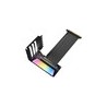 Soporte para Tarjeta de Video Antec AT-RCVB-BK200-ARGB, PCIe 4.0, Cable riser incluido. Color Negro.
