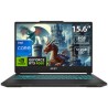 Laptop Gamer MSI Cyborg 15:
Procesador Intel Core i7 12650H (hasta 4.7 GHz),
Memoria de 8GB DDR5,
SSD de 512GB,
Pantalla de 15.6