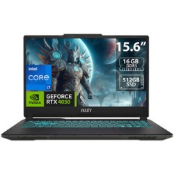 Laptop Gamer MSI Cyborg 15: Procesador Intel Core i7 13620H (hasta 4.9 GHz), Memoria de 16GB DDR5, SSD de 512GB, Pantalla de 15.