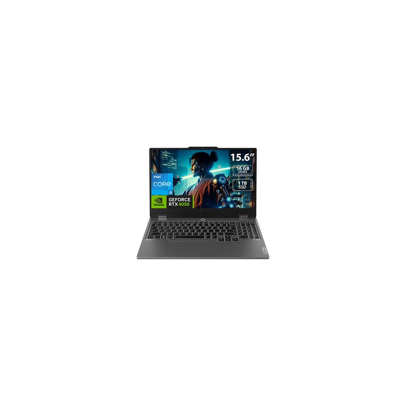 Laptop Gamer Lenovo LOQ 15IAX9: 
Procesador Intel Core i5 12450HX (hasta 4.4 GHz), 
Memoria de 16GB DDR5, 
SSD de 1TB, 
Pantalla